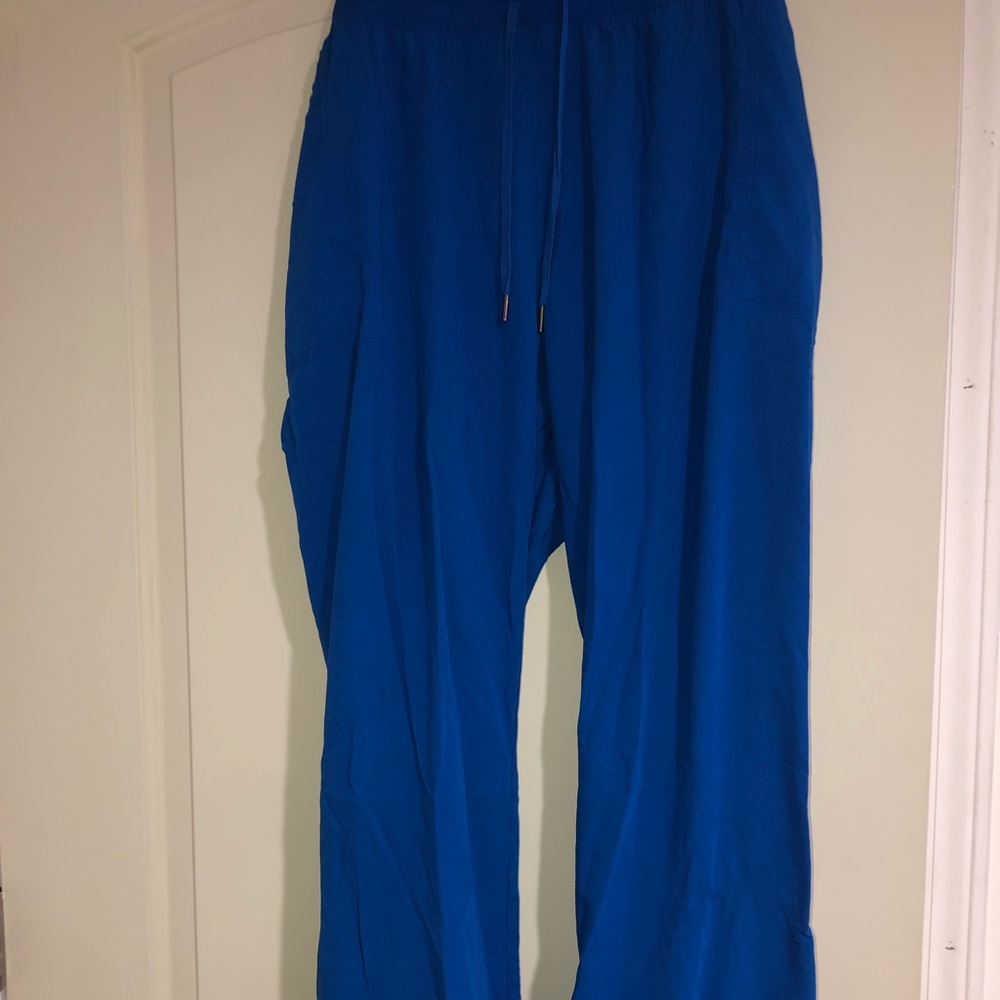 Royal blue scrub pants